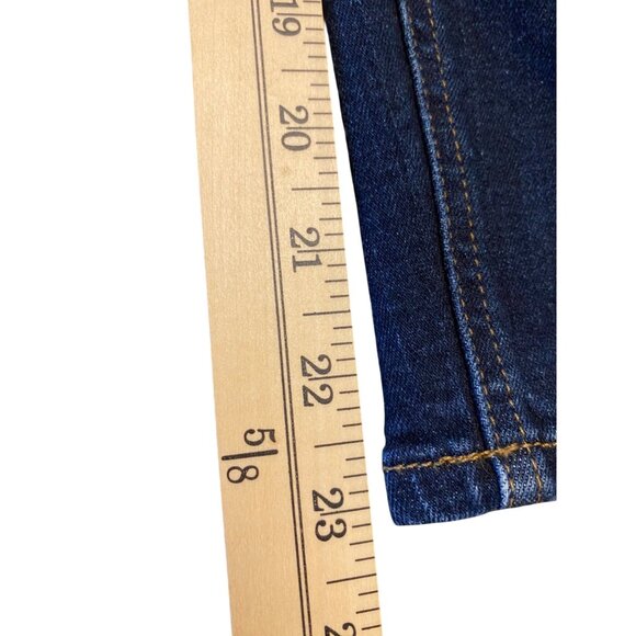 Talbots Petites 16P Blue Jeans Button-Accent Cropped Straight Jeans - Picture 12 of 16